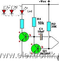 ve led flasher